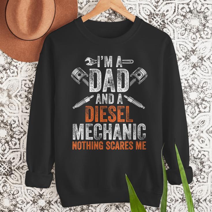 For Men Father's Day Halloween Diesel Mechanic Dad Men Sweatshirt For Men Father's Day Halloween Diesel Mechanic Dad Men Sweatshirt