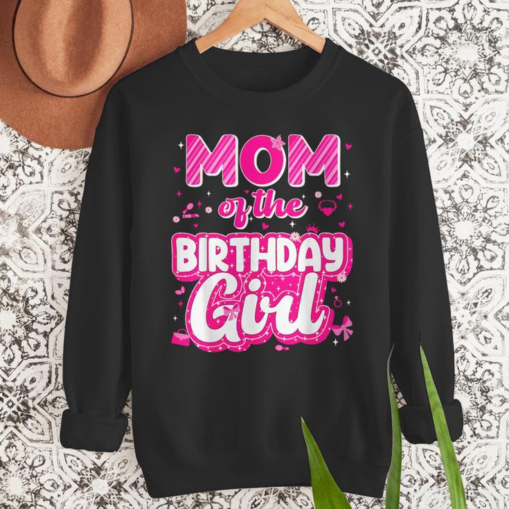 Mom And Dad Birthday Girl Family Matching Party Decorations Men Sweatshirt
