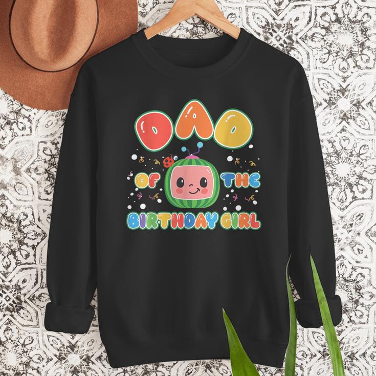 Mom And Dad Of The Birthday Girl Melon Family Matching Men Sweatshirt