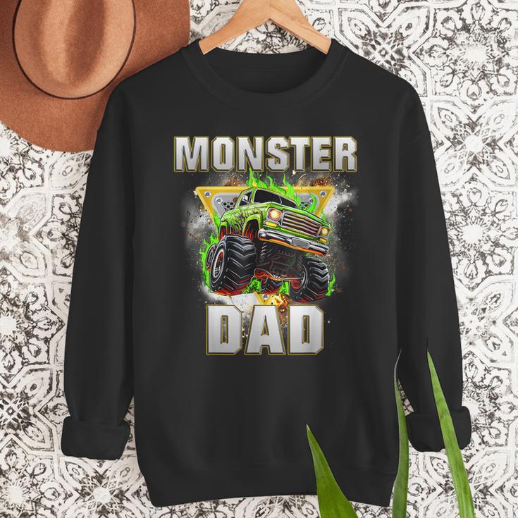 Monster Truck Dad Monster Truck Are My Jam Adults Kids Men Sweatshirt