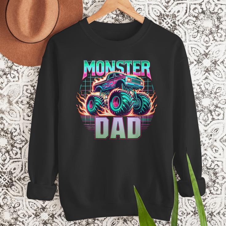 Monster Truck Dad Monster Truck Are My Jam Truck Lovers Men Sweatshirt