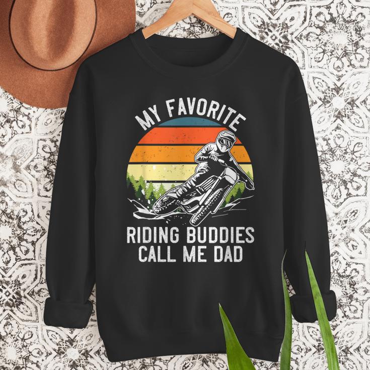 Motorcycle Dad Dirt Bike Shirt Motocross Riding Buddies Men Sweatshirt
