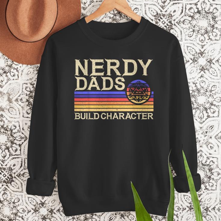 Nerdy Dad RPG Gaming D20 Tabletop Games RPG Gamer Men Sweatshirt
