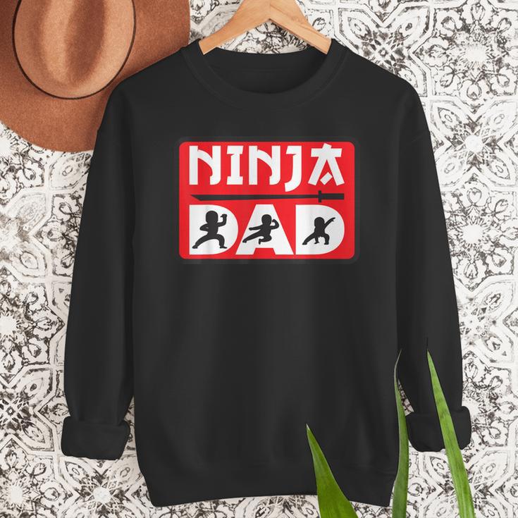 Ninja Dad Matching Family Ninja Warrior Men Sweatshirt