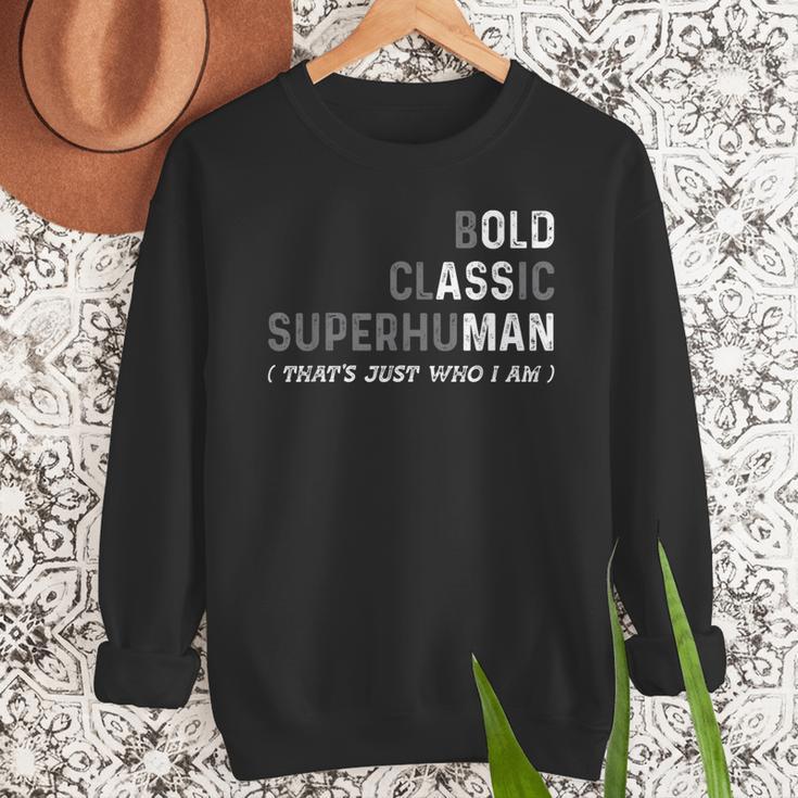 Old Man Gag Dad Father's Day Husband Birthday Grandpa Men Sweatshirt