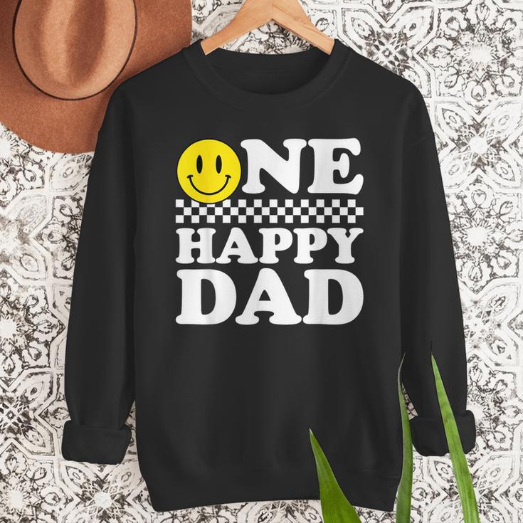 One Happy Dude Dad 1st Birthday Family Matching Men Sweatshirt