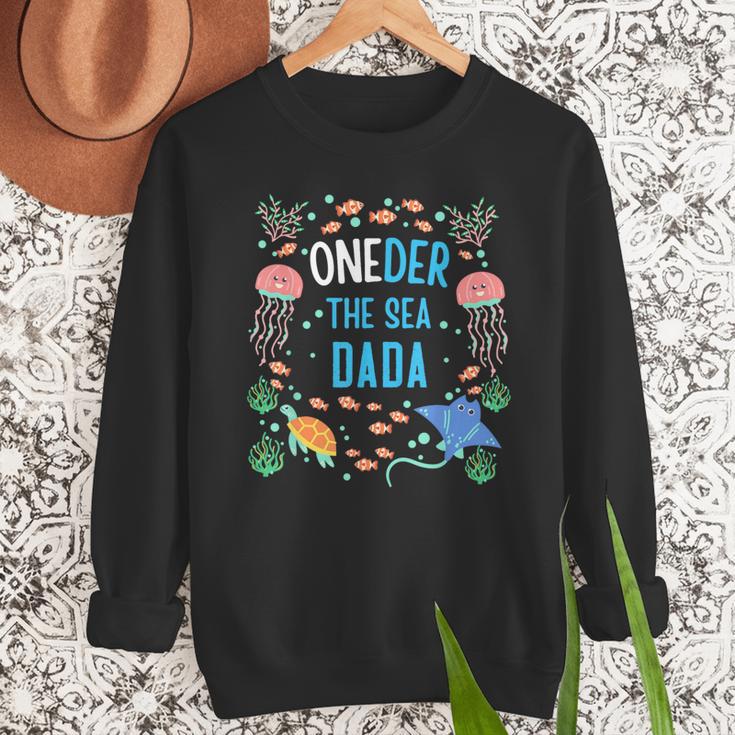 OneDer The Sea Dada 1st Birthday Dad Matching Men Sweatshirt