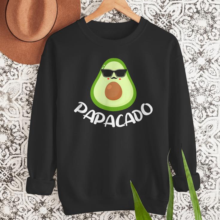 Papacado Avocado Dad Daddy Father's Day Men Sweatshirt