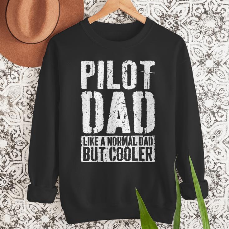 Pilot Dad Shirt Men Fathers Day Aviation Pilot Men Sweatshirt