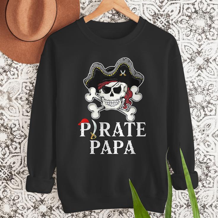 Pirate Papa Costume Jolly Roger Crossbones Pirate Dad Men Sweatshirt Pirate Papa Costume Jolly Roger Crossbones Pirate Dad Men Sweatshirt