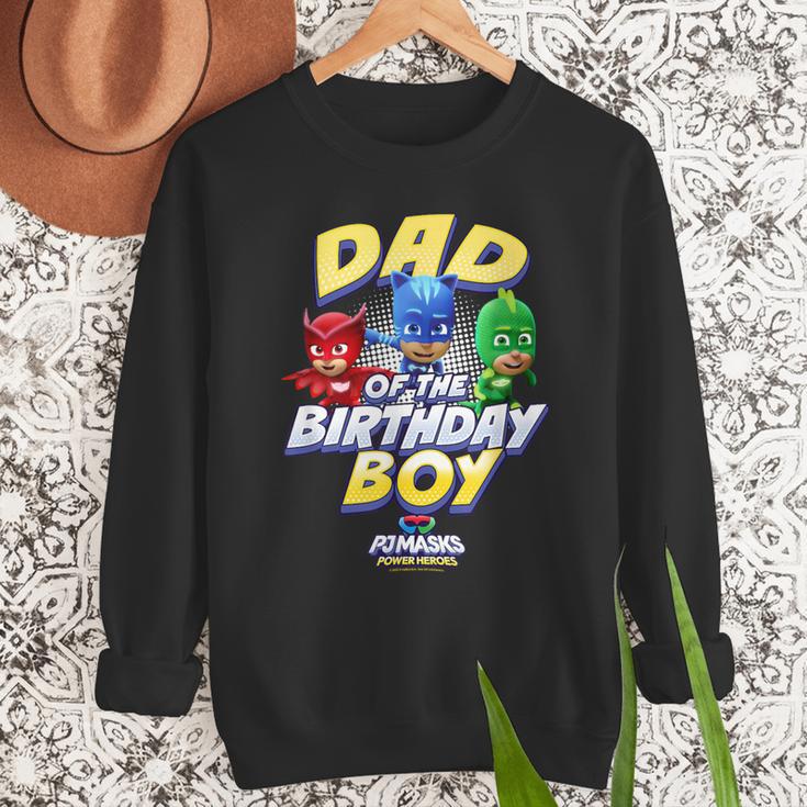 PJ Masks Group Shot Dad Of The Birthday Boy Logo Men Sweatshirt