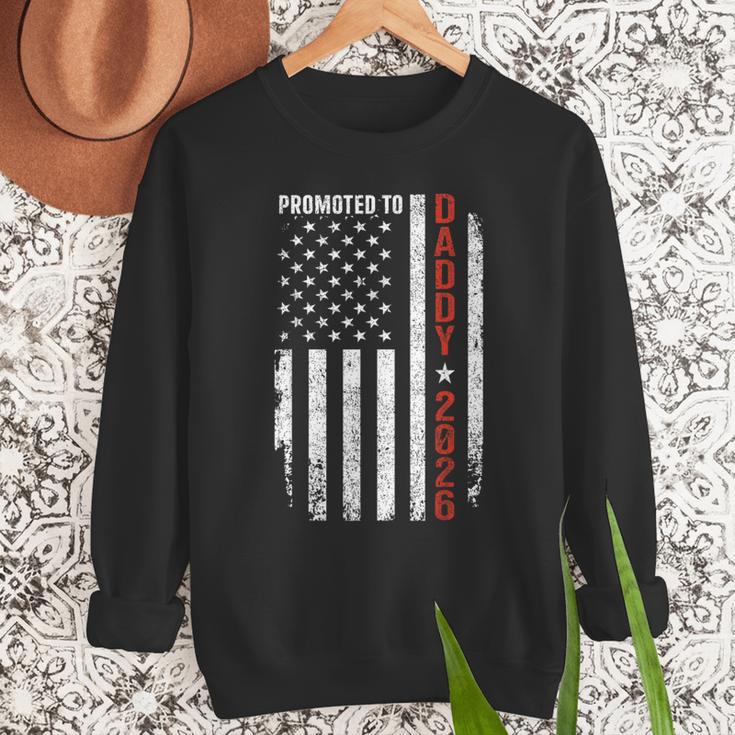 Promoted To Daddy 2026 Men Sweatshirt Promoted To Daddy 2026 Men Sweatshirt