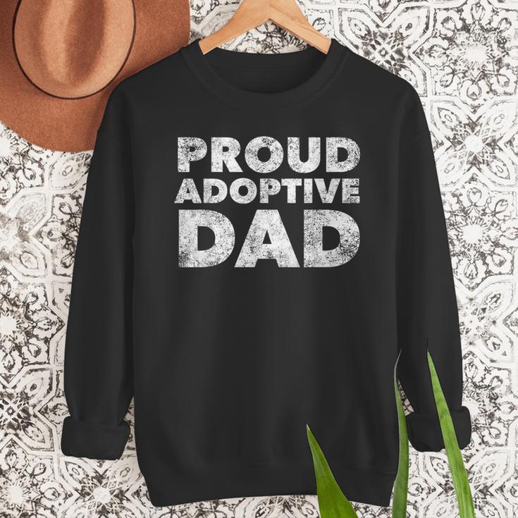 Proud Adoptive Dad Adoption Proud Father Men Sweatshirt