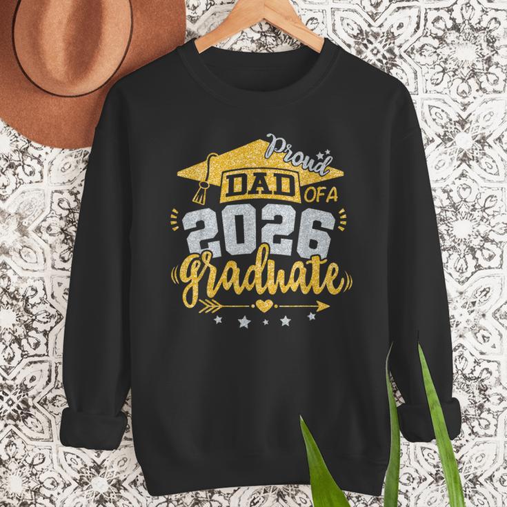Proud Dad Of A 2026 Graduate Grad Senior Graduation Father Men Sweatshirt