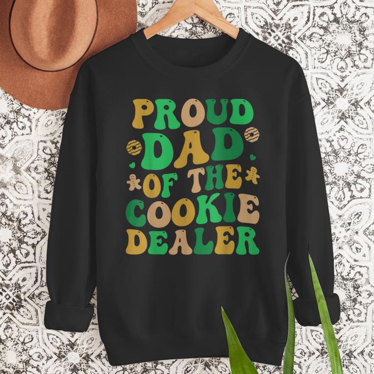 Proud Dad Of a Cookie Dealer Scout Troop Cookie Dealer Girls Men Sweatshirt