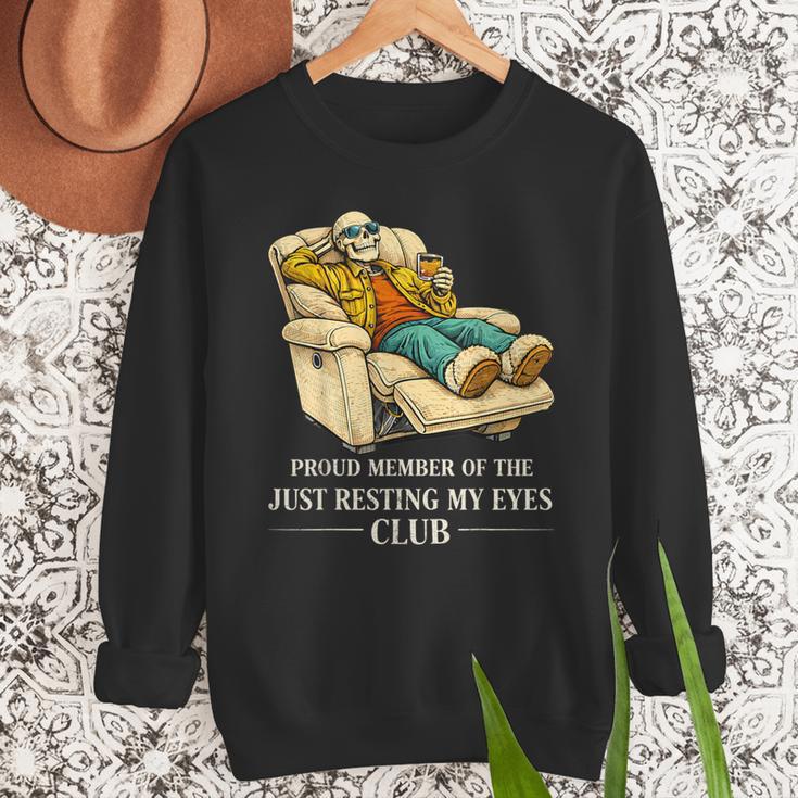 Proud Member Of The Just Resting My Eyes Club Dad Men Sweatshirt Proud Member Of The Just Resting My Eyes Club Dad Men Sweatshirt