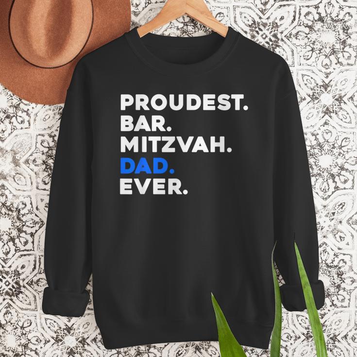 PROUDEST BAR MITZVAH DAD EVER Jewish BOY Celebration Men Sweatshirt