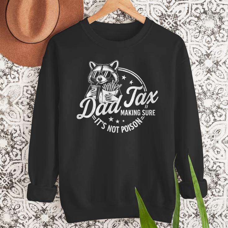 Racoon Dad Tax Making Sure It's Not Poison Men Men Sweatshirt