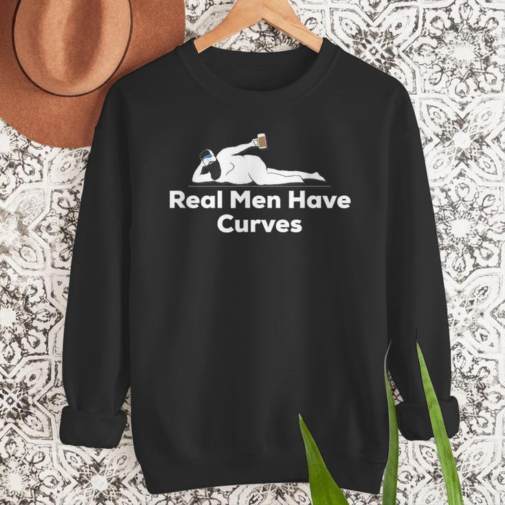 Real Men Have Curves Dad Body Men Sweatshirt