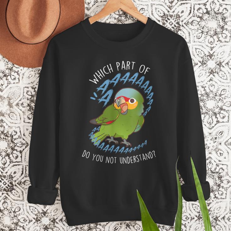 Red-Lored Amazon Parrot Aaaa Cute Pet Bird Mom Dad Men Sweatshirt Red-Lored Amazon Parrot Aaaa Cute Pet Bird Mom Dad Men Sweatshirt