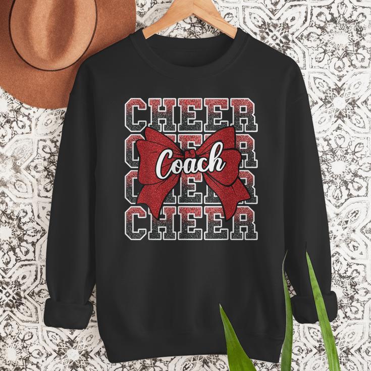 Red Sport Loud Proud Cheer Coach Dad Father's Day Men Sweatshirt Red Sport Loud Proud Cheer Coach Dad Father's Day Men Sweatshirt