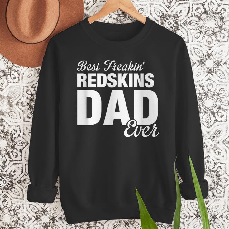 Redskins Goshen Best Freakin' Dad Ever HS Men Sweatshirt Redskins Goshen Best Freakin' Dad Ever HS Men Sweatshirt