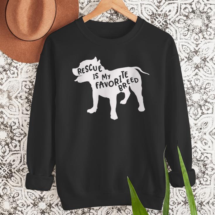 Rescue Is My Favorite BreedShirt Pitbull Mam Dad Shirt Men Sweatshirt Rescue Is My Favorite BreedShirt Pitbull Mam Dad Shirt Men Sweatshirt
