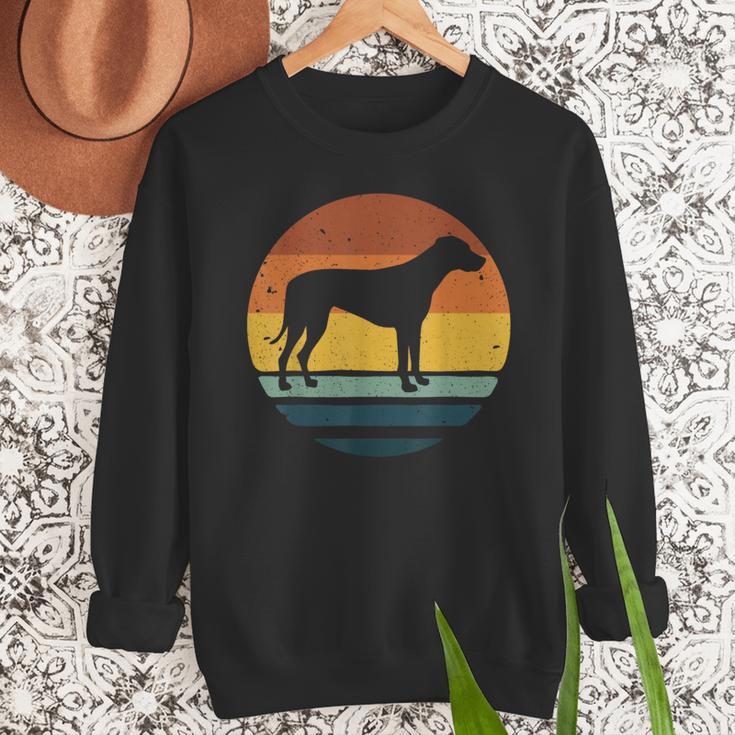 Rhodesian Ridgeback Vintage Retro Dog Mom Dad Men Sweatshirt