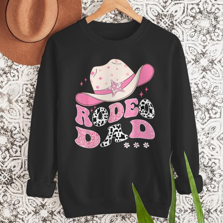 Rodeo Dad Pink Cowgirl 1St Birthday Family Matching Men Sweatshirt