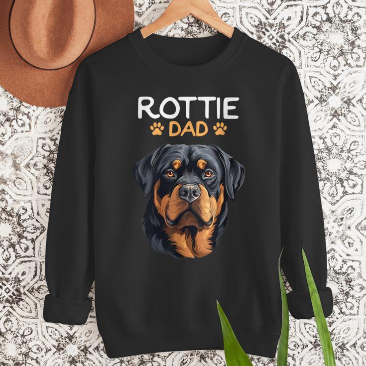 Rottie Dad Rottweiler Dog Men Sweatshirt