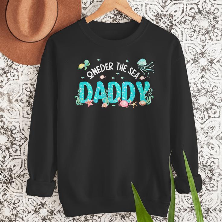 Under Sea Daddy Birthday Girl Boy Matching Family Party Men Sweatshirt Under Sea Daddy Birthday Girl Boy Matching Family Party Men Sweatshirt