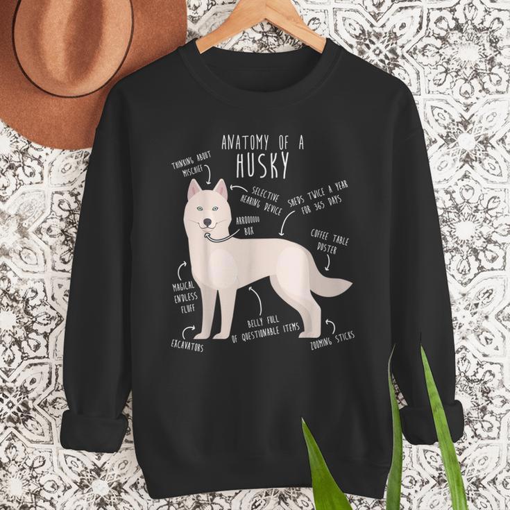 Siberian Husky Dog Anatomy Pet Mom Cute Dog Dad Men Women Kids Men Sweatshirt Siberian Husky Dog Anatomy Pet Mom Cute Dog Dad Men Women Kids Men Sweatshirt