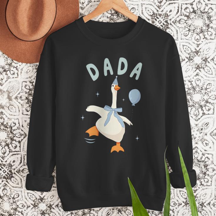 Silly Dada Silly Goose Mom Birthday Family Matching Party Men Sweatshirt