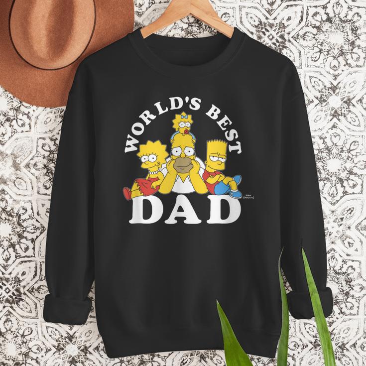 The Simpsons World's Best Dad Father's Day Group V2 Small Men Sweatshirt