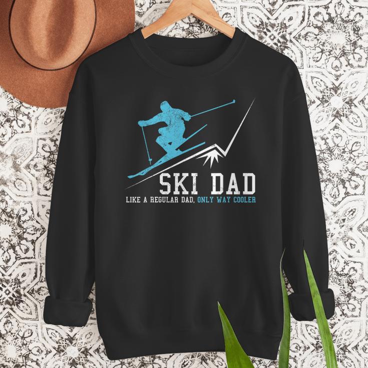 Ski Dad Winter Sports Skiing Father Men Sweatshirt