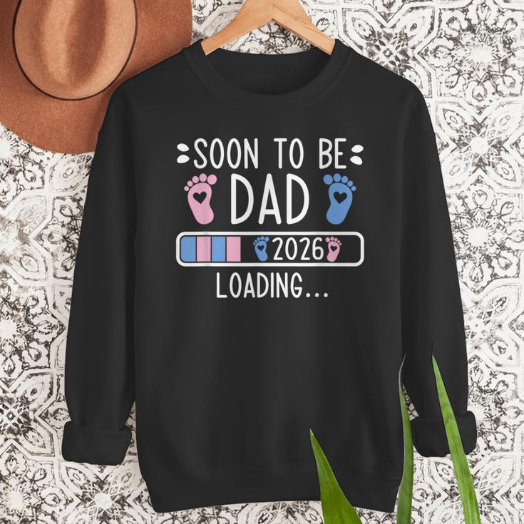 Soon To Be Dad 2026 Loading Pregnancy Announcement 2026 Men Sweatshirt