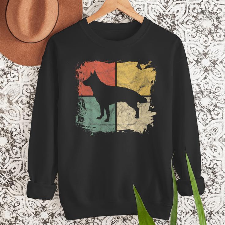 Square Retro German Shepherd Owner Dog Shepard Dad Mom Men Sweatshirt Square Retro German Shepherd Owner Dog Shepard Dad Mom Men Sweatshirt