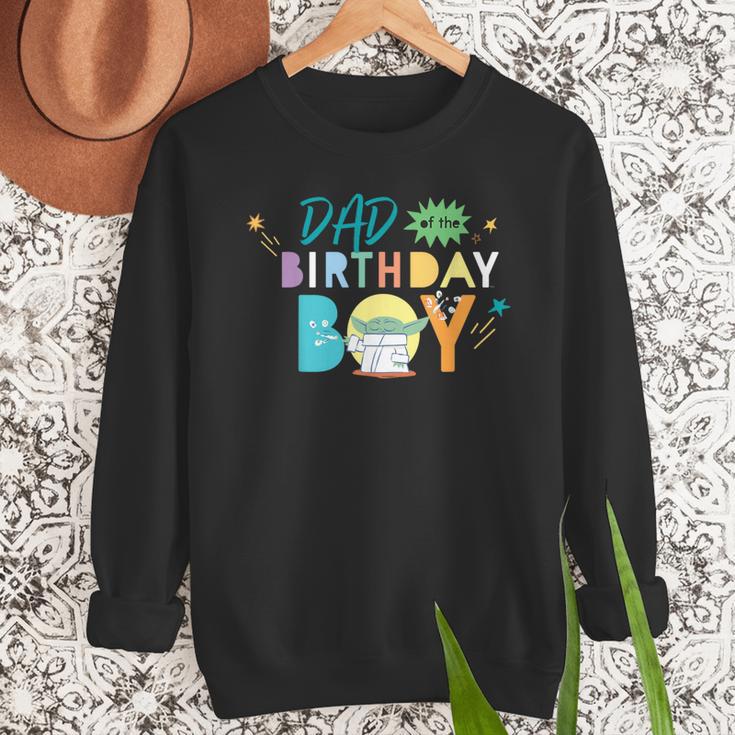 Star Wars Grogu Mandalorian Toon Dad Of The Birthday Boy Men Sweatshirt