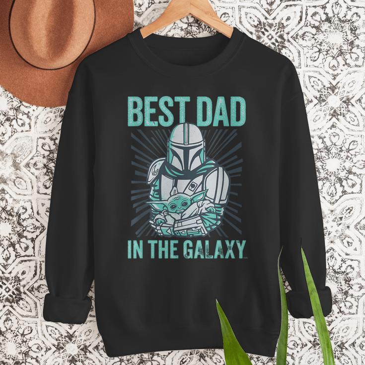 Star Wars The Mandalorian And Grogu Best Dad In The Galaxy Men Sweatshirt