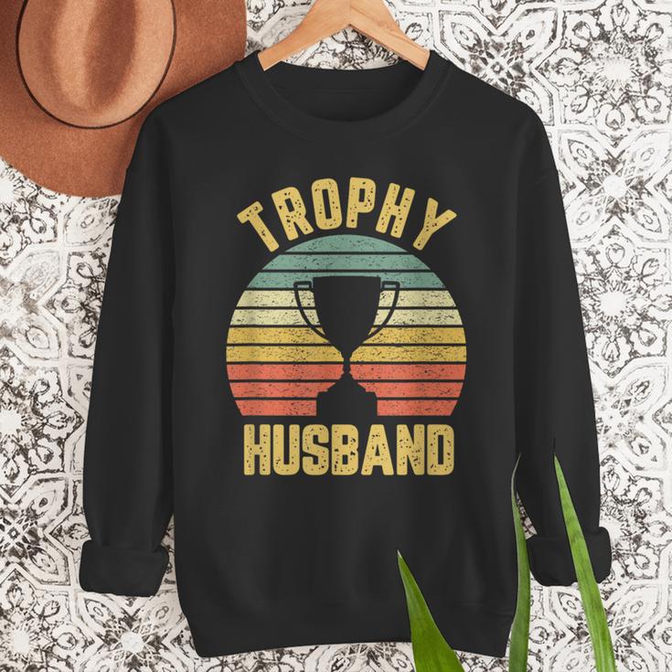 Trophy Husband For Cool Father Or Dad Men Sweatshirt