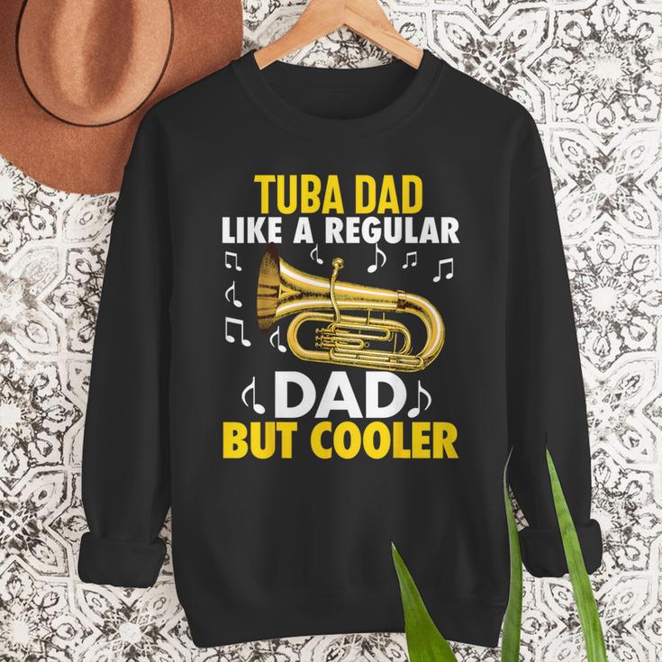 Tuba Player Men Dad Grandpa Marching Band Brass Tubist Men Sweatshirt