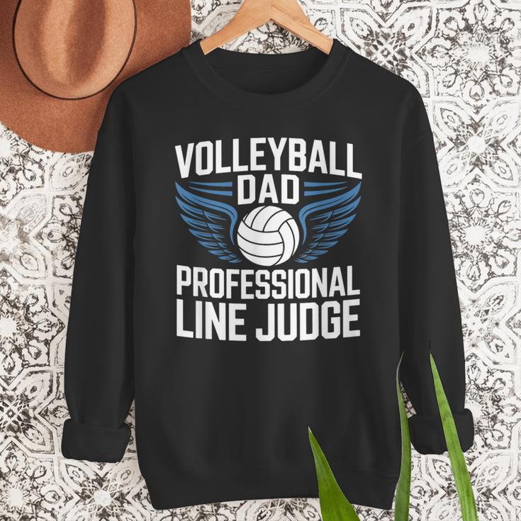 Volleyball Dad Professional Line Judge Volleyball Father Men Sweatshirt