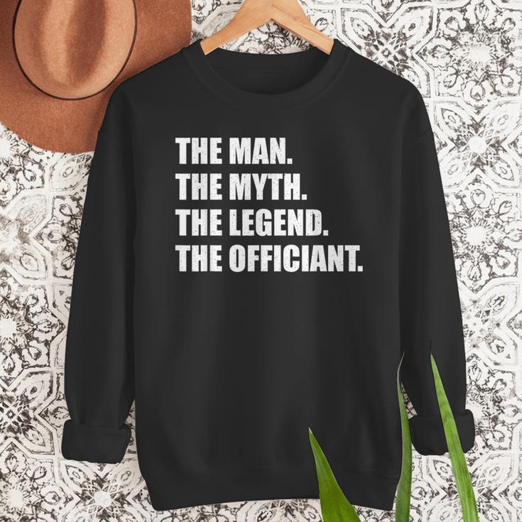 Wedding Officiant Art For Men Dad Ordained Minister Men Sweatshirt Wedding Officiant Art For Men Dad Ordained Minister Men Sweatshirt