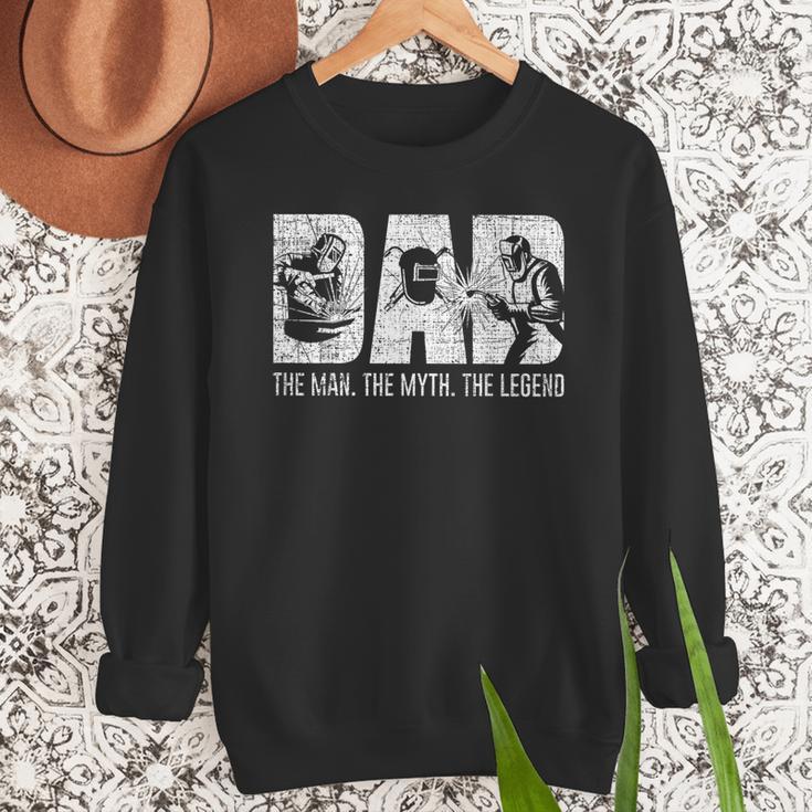 Welder Welding Dad Man Myth Legend Father Small Men Sweatshirt Welder Welding Dad Man Myth Legend Father Small Men Sweatshirt
