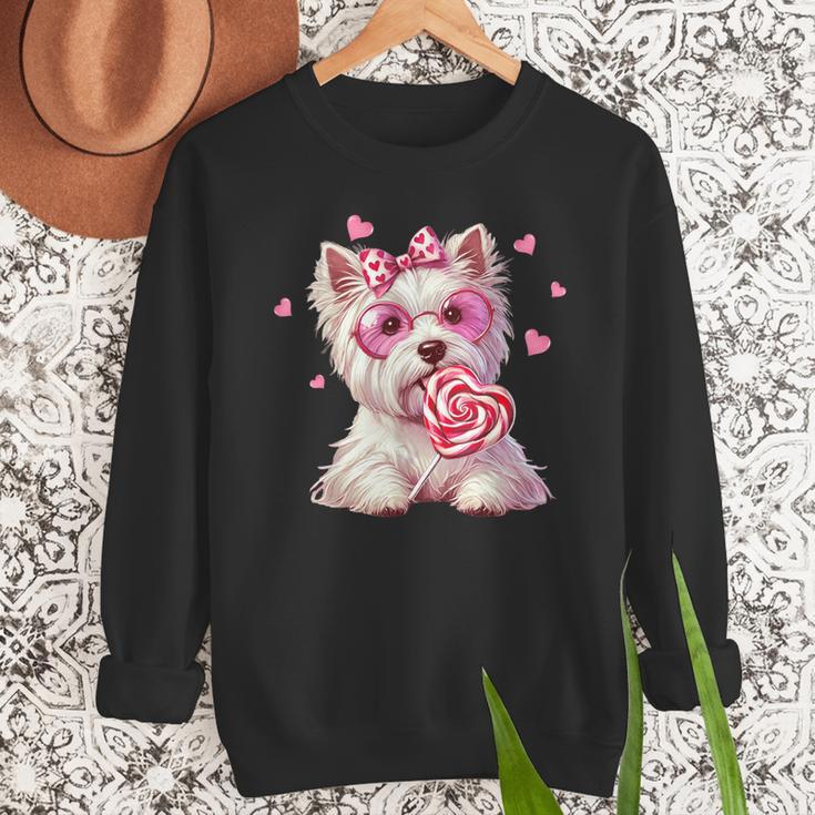 Westie Dog Valentines Day Dog Mom Westie Dad Candy Sucker For Men Women Girls Kids Men Sweatshirt Westie Dog Valentines Day Dog Mom Westie Dad Candy Sucker For Men Women Girls Kids Men Sweatshirt