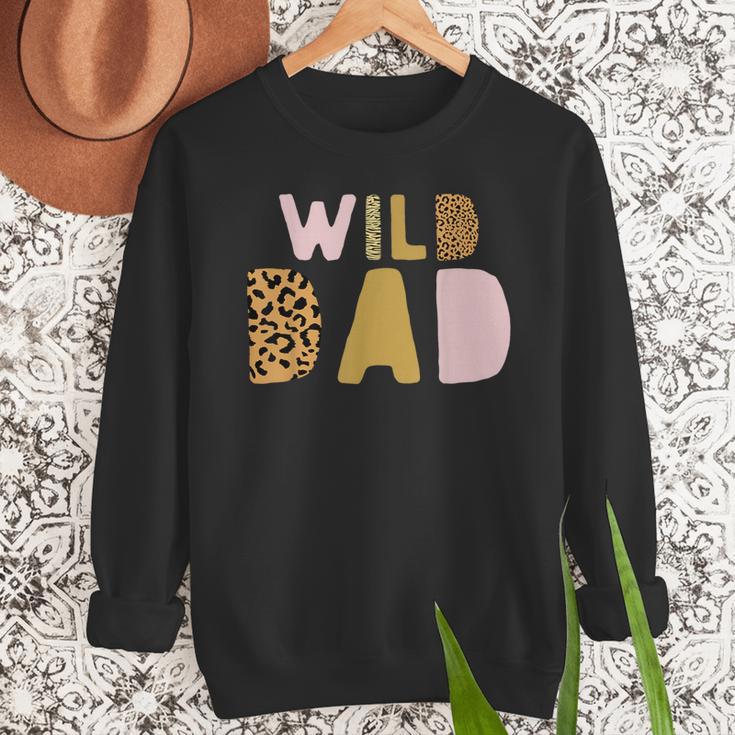 Wild Wild Dad Two Wild Birthday Outfit Zoo Birthday Animal Men Sweatshirt