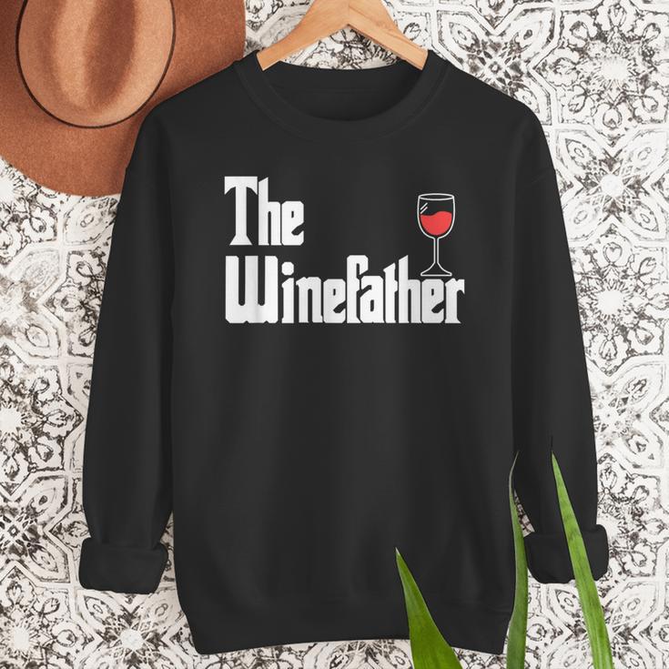 The Winefather Red Wine Tasting Fathers Day Dad Men Sweatshirt The Winefather Red Wine Tasting Fathers Day Dad Men Sweatshirt