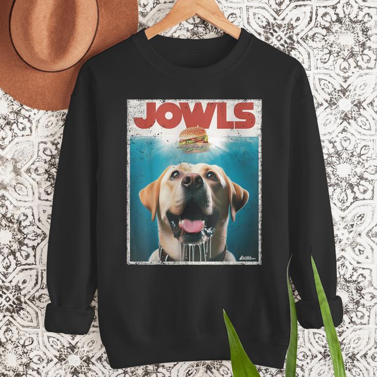 Yellow Lab Jowls Top Labrador Retriever Dog Mom Dad Men Sweatshirt