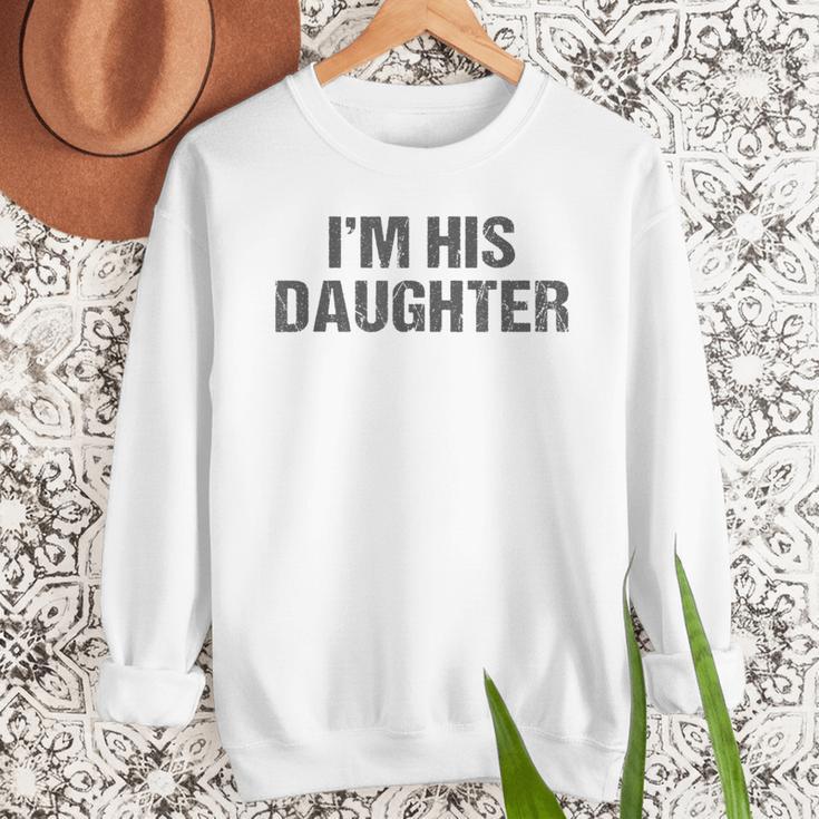 Awesome Like My Daughter I'm His Daughter Dad Daughter Men Sweatshirt