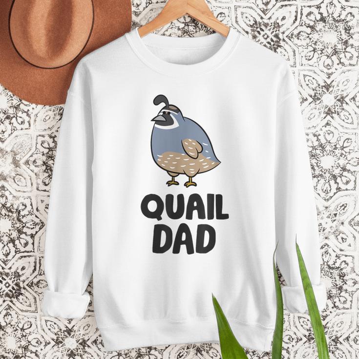 California Quail Bird Dad Quail Dad Men Sweatshirt
